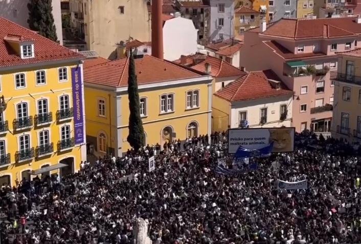 Invasão sem armas: protesto em Lisboa escancara imigração ilegal na Europa