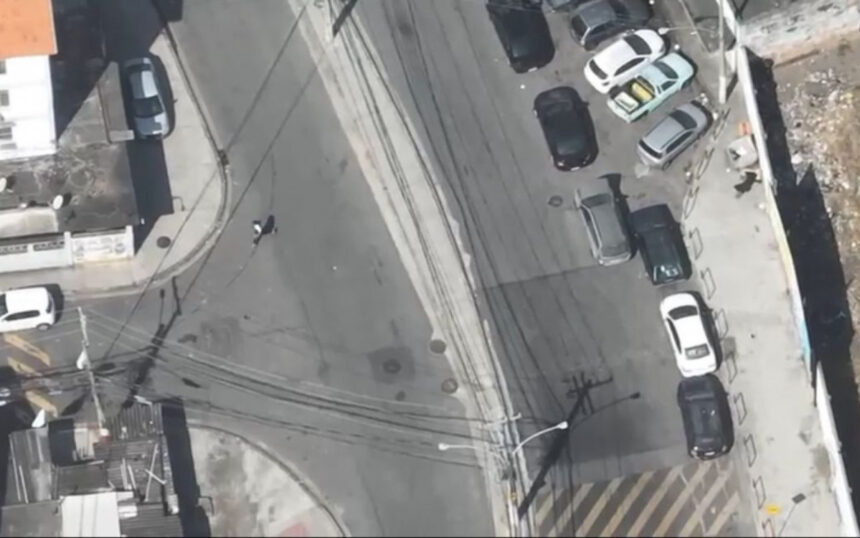 Imagens mostram perseguição a Vinícius Heinen Bernardo Cavalcante